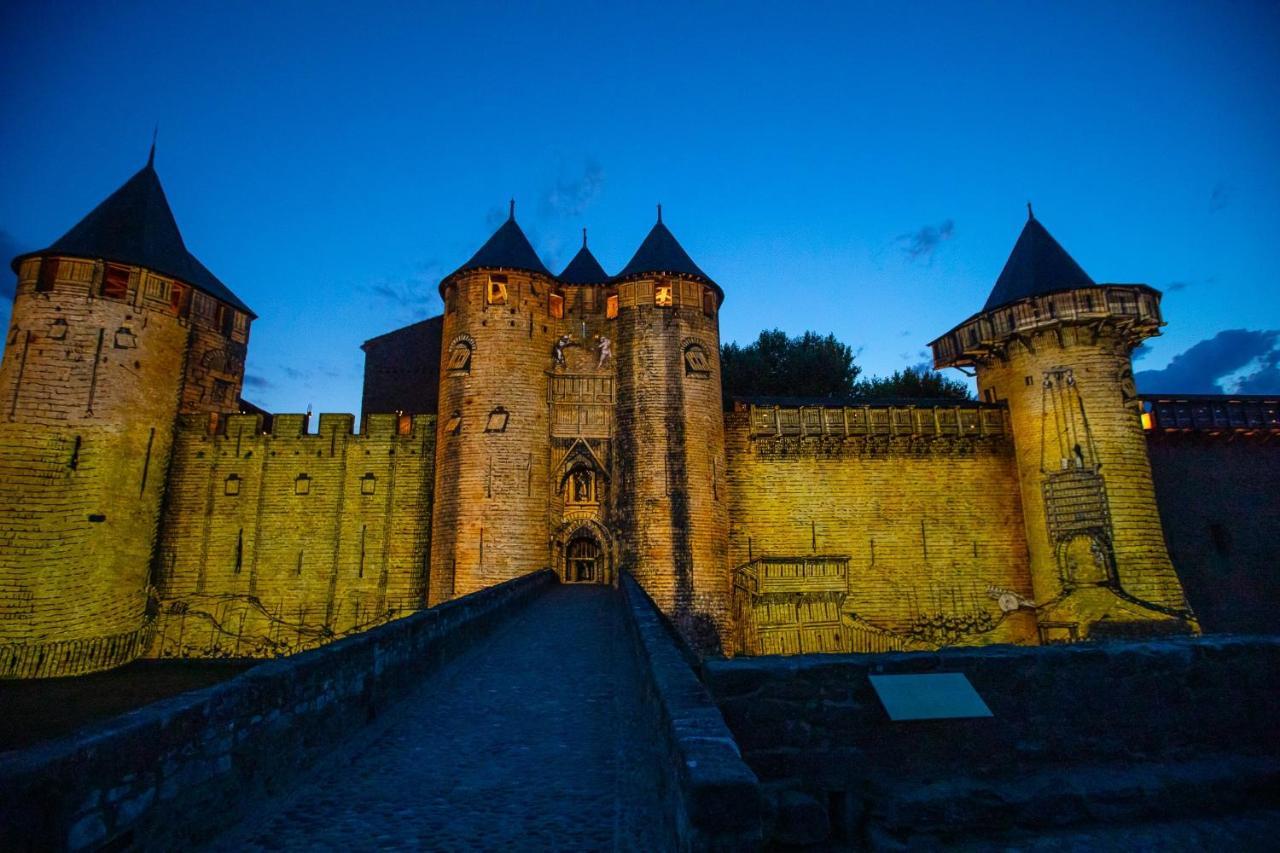 Tout Confort ! Climatisation, Calme, Piscine, Parking Gratuit, Terrasse, Wifi Lejlighed Carcassonne Eksteriør billede