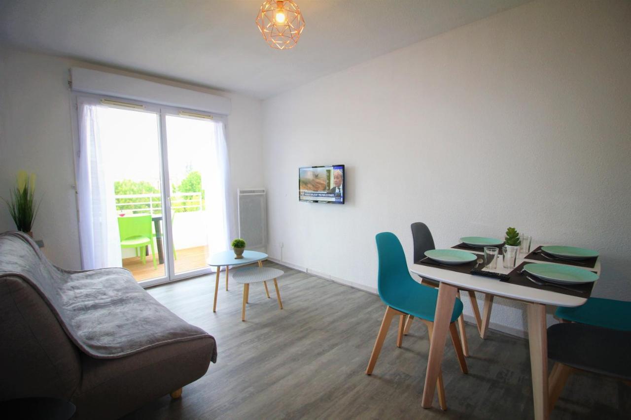 Tout Confort ! Climatisation, Calme, Piscine, Parking Gratuit, Terrasse, Wifi Carcassonne Eksteriør billede