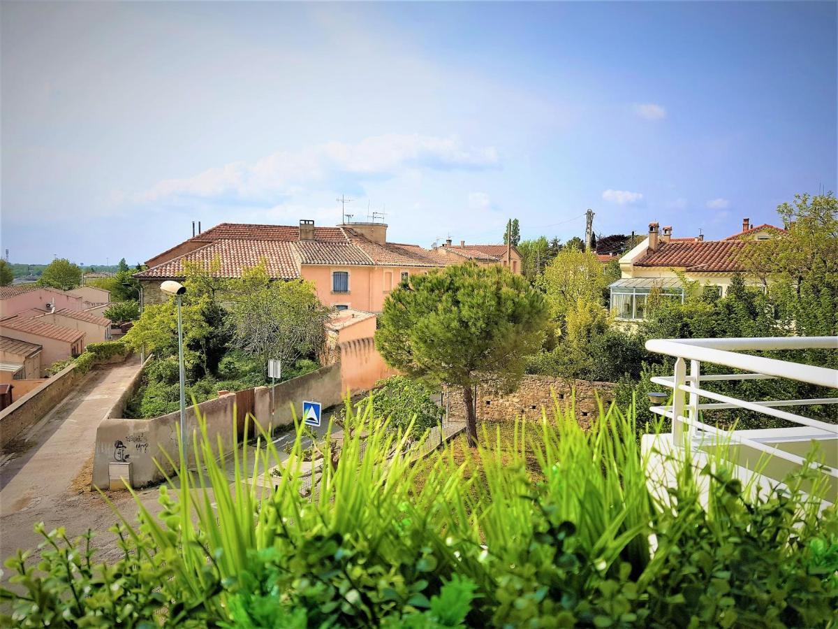 Tout Confort ! Climatisation, Calme, Piscine, Parking Gratuit, Terrasse, Wifi Carcassonne Eksteriør billede